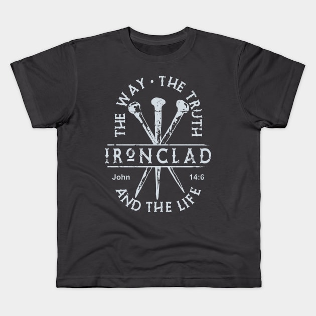 Christian Apparel Clothing Gifts -  Ironclad Kids T-Shirt by AmericasPeasant